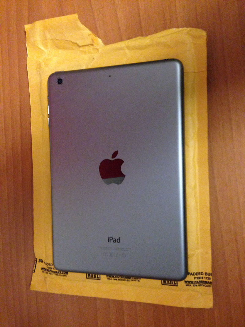 Illustration for article titled Quick Review of the "#0 Padded Bubble Bag" iPad Mini Case From USPS